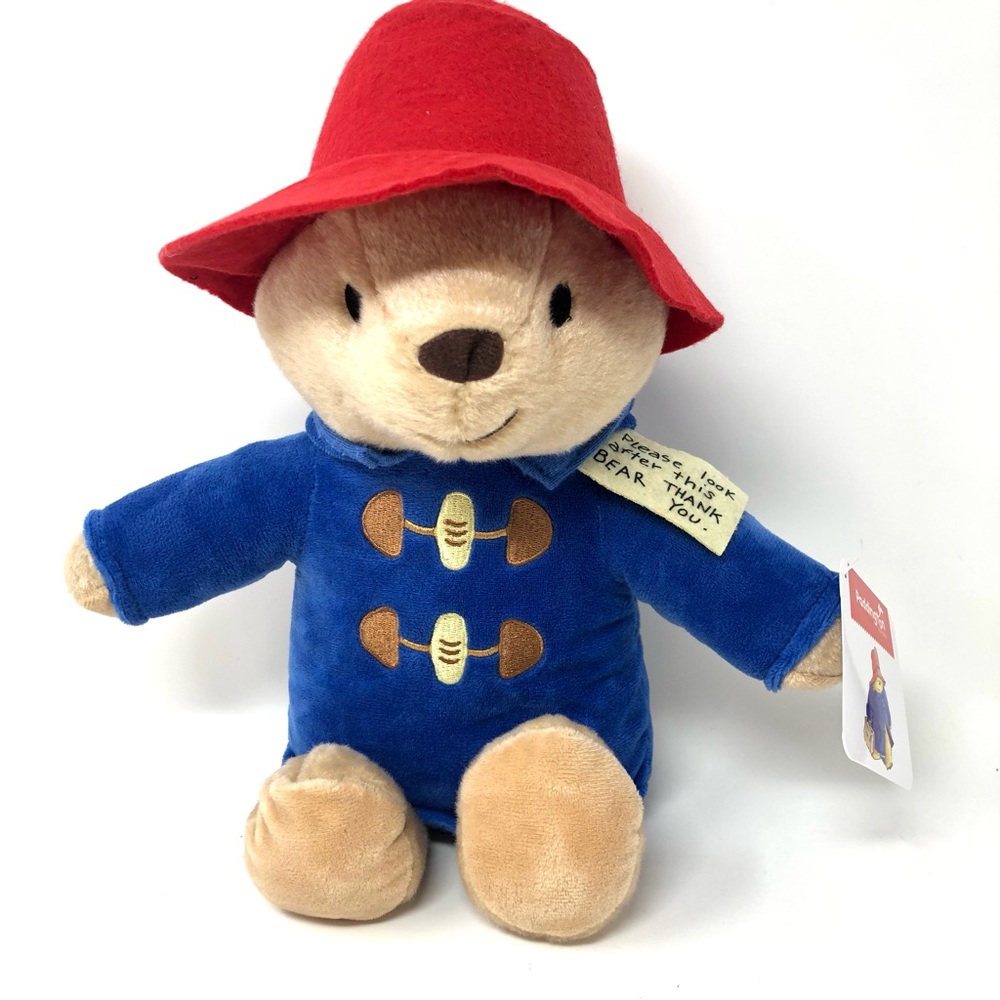 Kohl’s Care Paddington Bear Red Hat and Blue Coat Stuffed Plush Toy